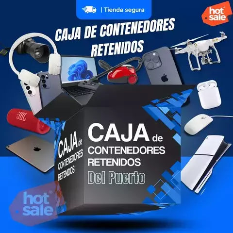 CAJA DE TECNOLOGIA CONTENEDORES RETENIDOS POR LA ADUANA – MAS DE 650 VENDIDOS